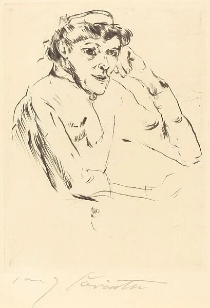 Pflegerin (Nurse), 1914. Creator: Lovis Corinth