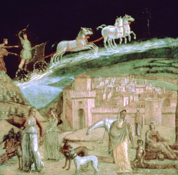 Framed Print : Phaeton in his chariot, c1470-1536 Framed Print : Phaeton in his chariot, c1470-1536