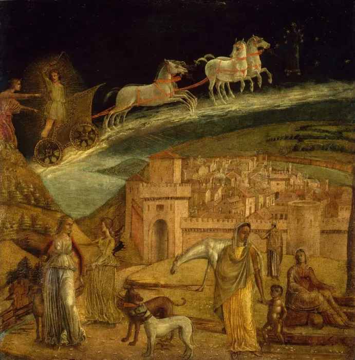 Framed Print : Phaeton Driving the Chariot of Phoebus, 1475 / 1500. Creator: Unknown Framed Print : Phaeton Driving the Chariot of Phoebus, 1475 / 1500. Creator: Unknown