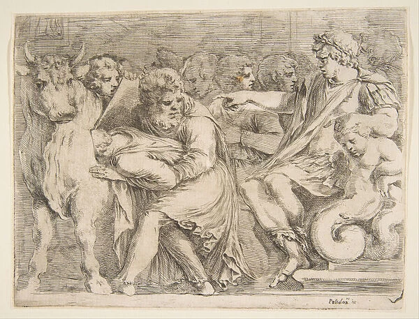 Phalaris Having Perillus Thrown into the Bronze Bull, 17th century