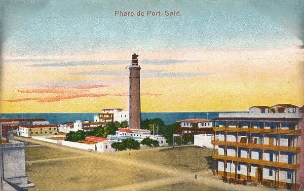 Phare de Port-Said, c1900