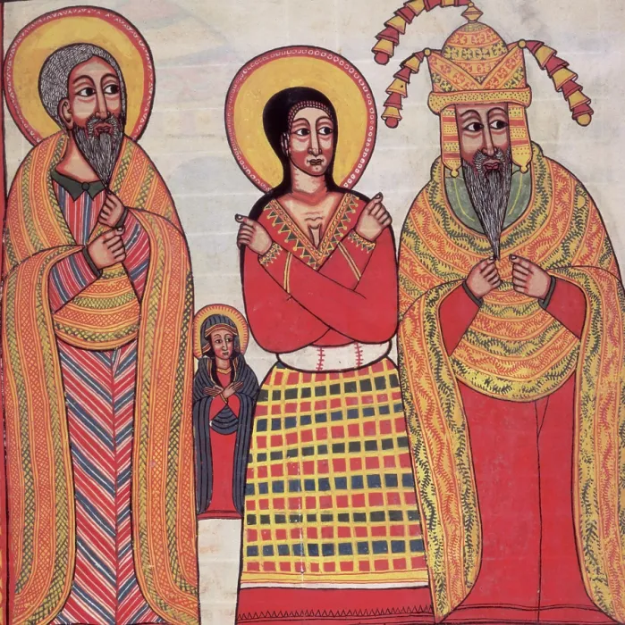 Framed Print : A Pharisee, the Virgin Mary and Joseph, c1708-c1711. Creator: Unknown Framed Print : A Pharisee, the Virgin Mary and Joseph, c1708-c1711. Creator: Unknown