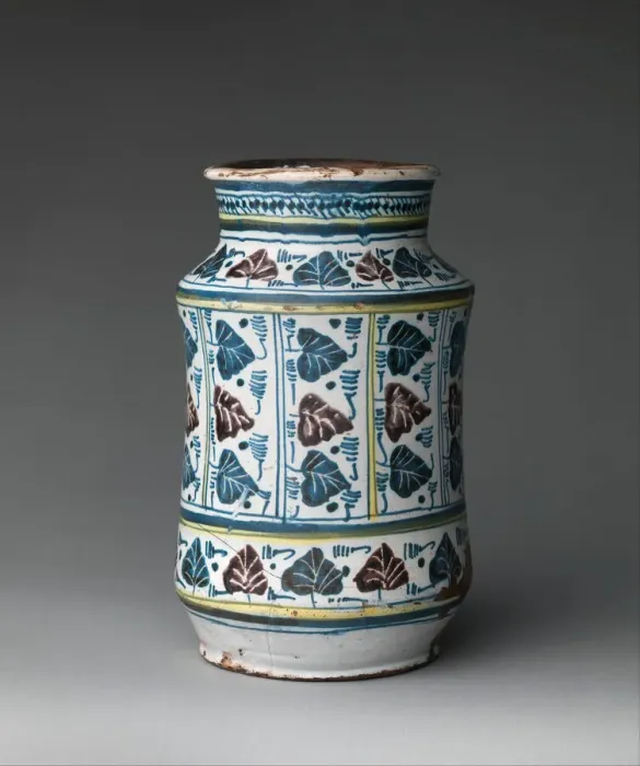 Framed Print : Pharmacy Jar, Italian, 1450-70. Creator: Unknown Framed Print : Pharmacy Jar, Italian, 1450-70. Creator: Unknown