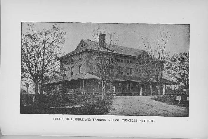 Framed Print : Phelps Hall, Bible and Training School, Tuskegee Institute, 1902. Creator: Unknown Framed Print : Phelps Hall, Bible and Training School, Tuskegee Institute, 1902. Creator: Unknown