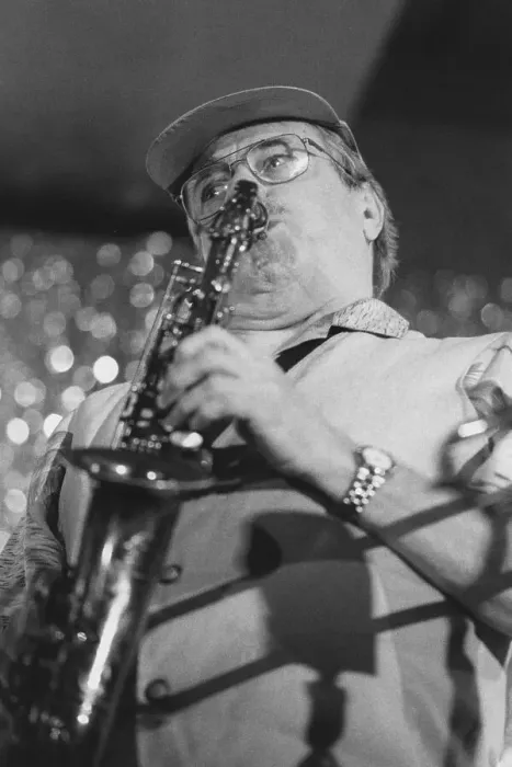 Framed Print : Phil Woods, The March of Jazz, Clearwater Beach, Florida, 2000. Creator: Brian Foskett