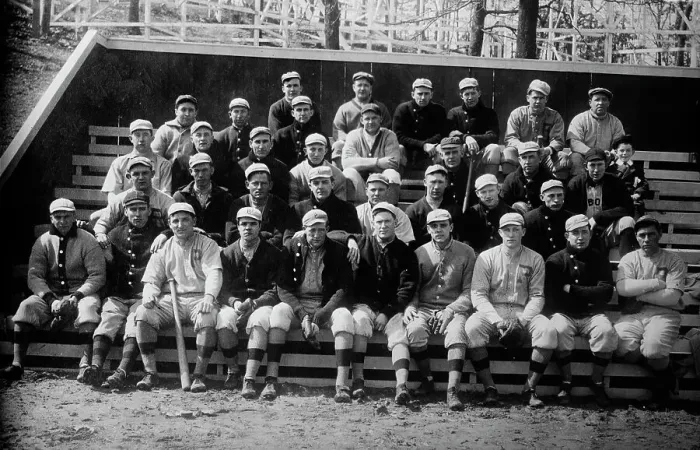 Framed Print : Phila N. players at Hot Springs, Ark. March 1912 (baseball), 1912. Creator: Bain News Service Framed Print : Phila N. players at Hot Springs, Ark. March 1912 (baseball), 1912. Creator: Bain News Service