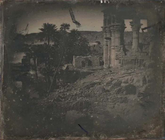 Framed Print : Philae, 1844. Creator: Joseph Philibert Girault De Prangey Framed Print : Philae, 1844. Creator: Joseph Philibert Girault De Prangey