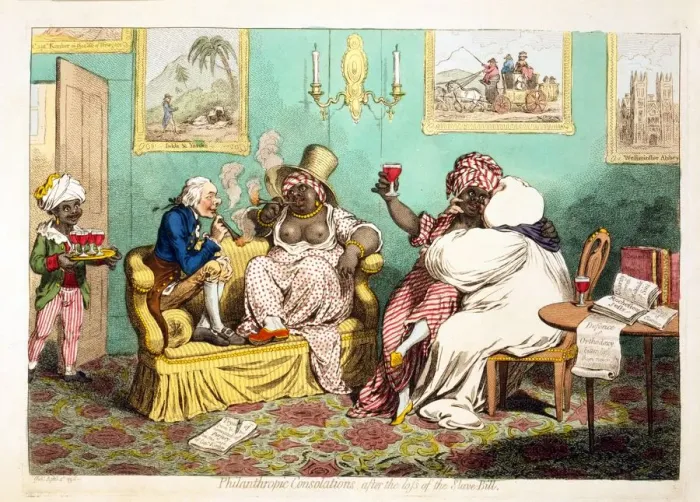 Framed Print : Philanthropic Consolations after the loss of the Slave Bill, 1796 Framed Print : Philanthropic Consolations after the loss of the Slave Bill, 1796