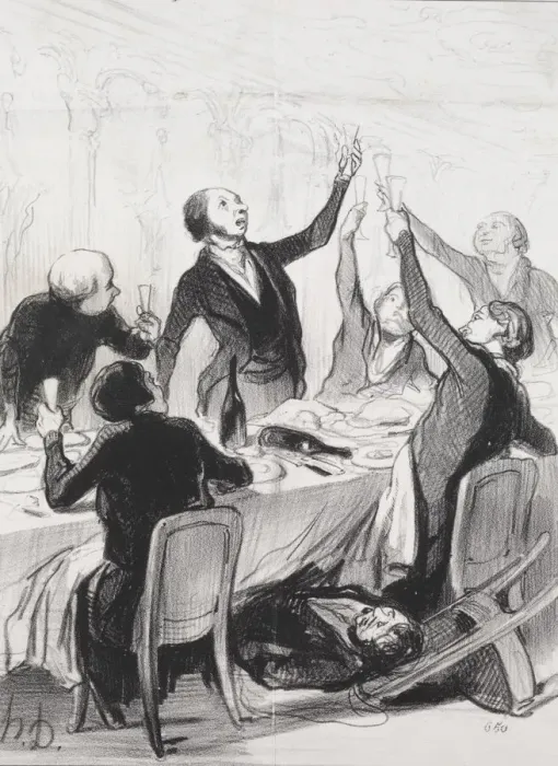 Framed Print : The Philanthropists of the Day, plate 8: A 43d Toast... to the Temperance Society, 1844 Framed Print : The Philanthropists of the Day, plate 8: A 43d Toast... to the Temperance Society, 1844