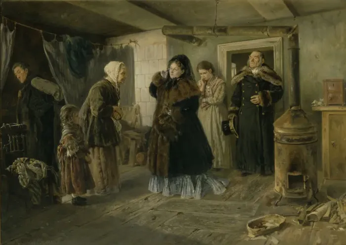 Framed Print : Philantropists, 1874. Artist: Makovsky, Vladimir Yegorovich (1846-1920) Framed Print : Philantropists, 1874. Artist: Makovsky, Vladimir Yegorovich (1846-1920)