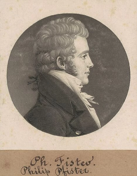 Philip Fister, 1808. Creator: Charles Balthazar Julien Fevret de Saint-Memin