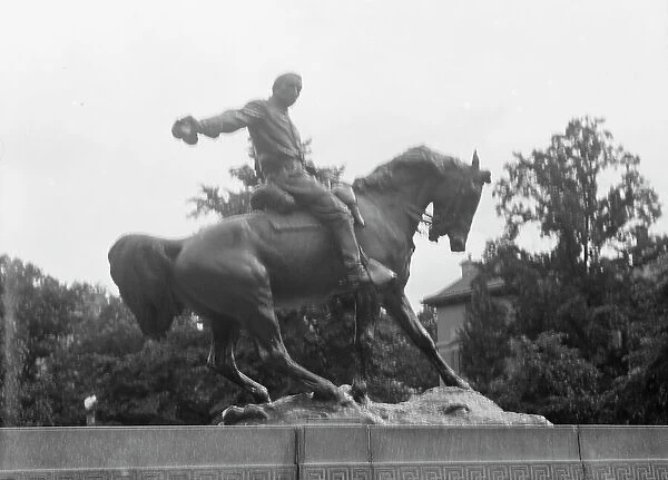 Philip Henry Sheridan - Equestrian statues in Washington, D.C. between 1911 and 1942. Creator: Arnold Genthe
