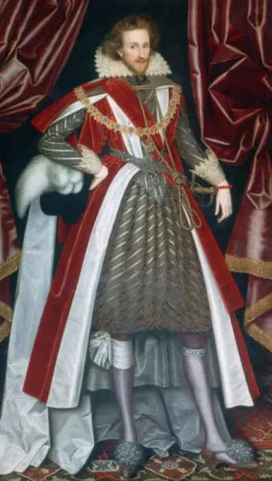 Framed Print : Philip Herbert, 4th Earl of Pembroke, c1615. Artist: William Larkin Framed Print : Philip Herbert, 4th Earl of Pembroke, c1615. Artist: William Larkin