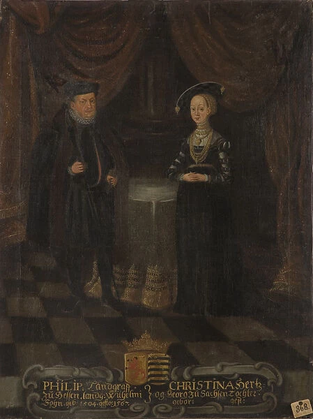 Philip I, Landgrave of Hesse (1504-1567) and Christine of Saxony (1505-1549), Landgravine of Hesse