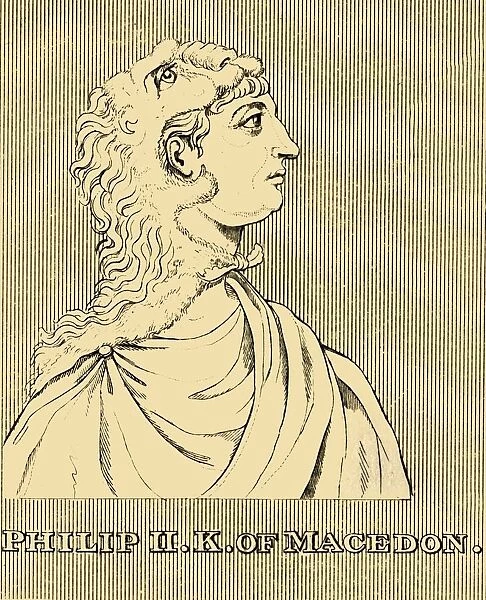 Philip II King of Macedon, (382-336 BC), 1830. Creator: Unknown