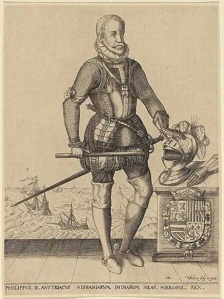 Philip II, King of Spain. Creator: Christoffel van Sichem I