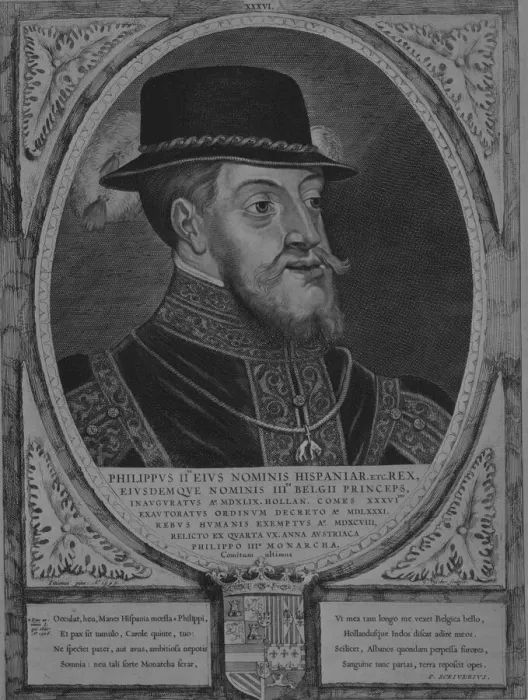 Framed Print : Philip II, King of Spain, from the series Counts and Countesses of Holland, Zeeland Framed Print : Philip II, King of Spain, from the series Counts and Countesses of Holland, Zeeland