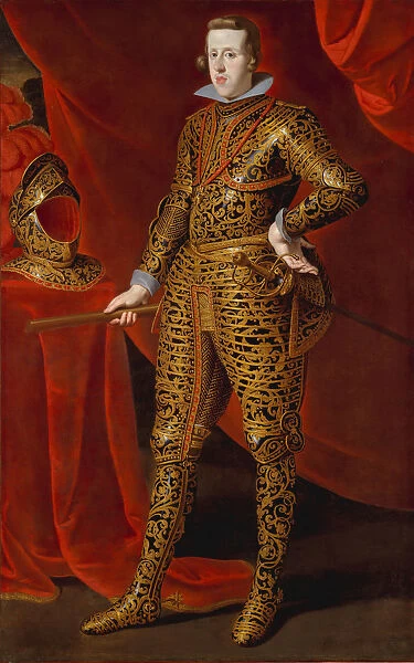 Philip IV (1605-1665) in Parade Armor, ca. 1628. Creator: Gaspar de Crayer