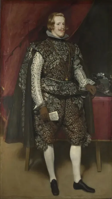 Framed Print : Philip IV of Spain in Brown and Silver, ca 1631. Artist: Velazquez, Diego (1599-1660) Framed Print : Philip IV of Spain in Brown and Silver, ca 1631. Artist: Velazquez, Diego (1599-1660)
