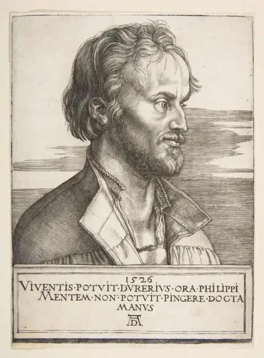 Framed Print : Philip Melanchthon, 1526. Creator: Albrecht Durer Framed Print : Philip Melanchthon, 1526. Creator: Albrecht Durer