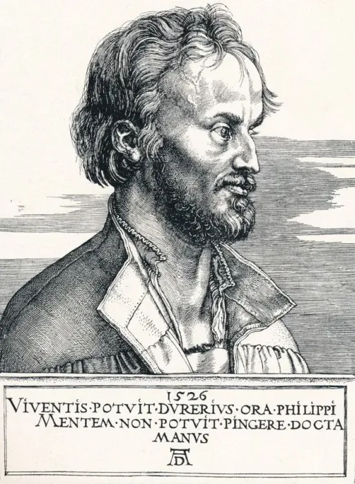 Framed Print : Philipp Melanchthon, 1526 (1906). Artist: Albrecht Durer Framed Print : Philipp Melanchthon, 1526 (1906). Artist: Albrecht Durer