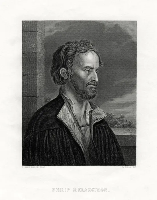 Framed Print : Philipp Melanchthon German theologian and writer of the Protestant Reformation, 19th century. Artist: W Holl Framed Print : Philipp Melanchthon German theologian and writer of the Protestant Reformation, 19th century. Artist: W Holl