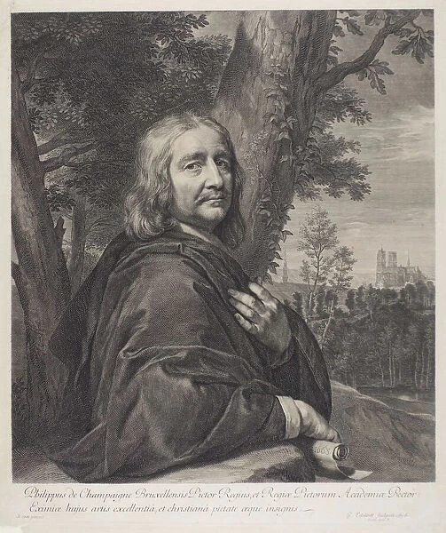 Philippe de Champaigne, 1676. Creator: Gerard Edelinck