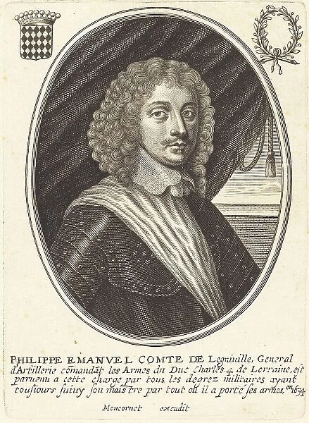 Philippe Emmanuel, Count of Ligneville. Creator: Balthasar Moncornet
