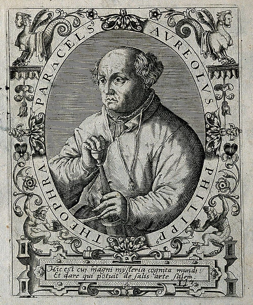 Philippus Theophrastus Aureolus Bombastus von Hohenheim (Paracelsus), 1645. Creator: Bry