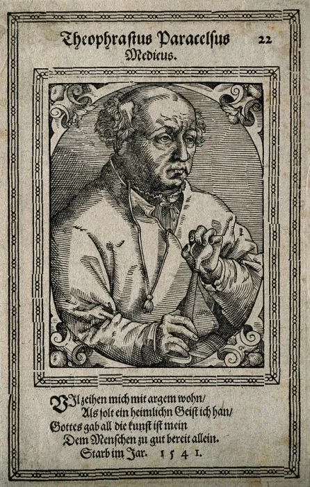Framed Print : Philippus Theophrastus Aureolus Bombastus von Hohenheim (Paracelsus), 1587. Creator: Stimmer Framed Print : Philippus Theophrastus Aureolus Bombastus von Hohenheim (Paracelsus), 1587. Creator: Stimmer