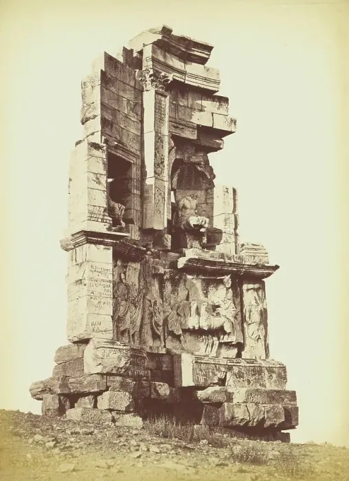 Framed Print : The Philopappos Monument, 1860s. Creator: Petros Moraites Framed Print : The Philopappos Monument, 1860s. Creator: Petros Moraites