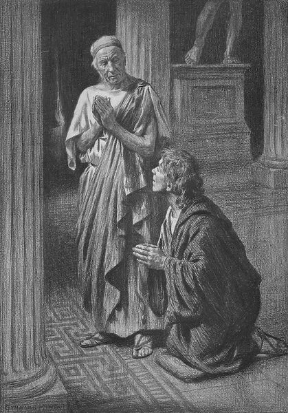 The Philosopher and his friend at Prayer, c1917, (1917). Artist: Gunning King