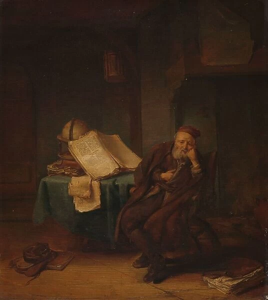 Philosopher in his Study, 1645. Creator: Jacob van Spreeuwen