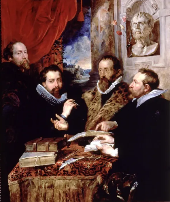 Framed Print : The Four Philosophers, by Rubens Framed Print : The Four Philosophers, by Rubens