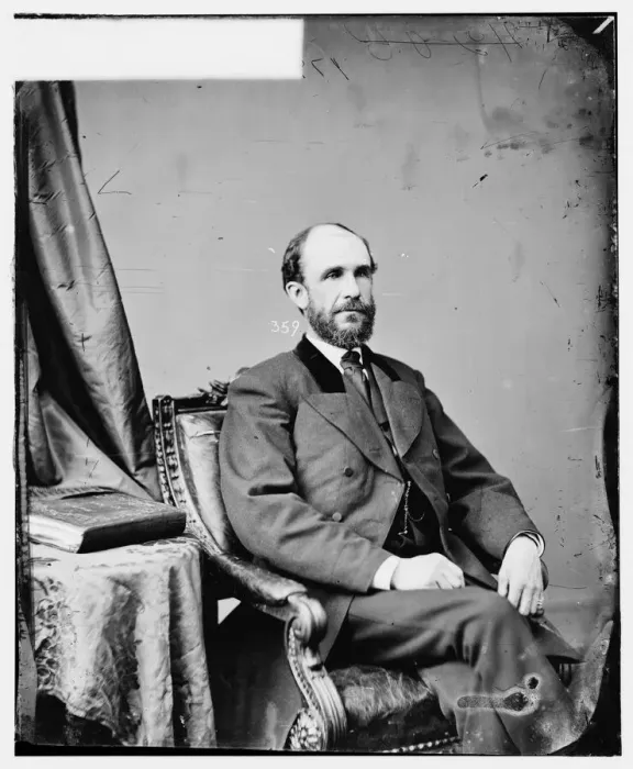 Framed Print : Phineas Warren Hitchcock of Nebraska, between 1860 and 1875. Creator: Unknown Framed Print : Phineas Warren Hitchcock of Nebraska, between 1860 and 1875. Creator: Unknown