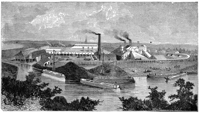 Framed Print : Phoenix Iron and Bridge Works, Phoenixville, Pennsylvania, USA, 1873 Framed Print : Phoenix Iron and Bridge Works, Phoenixville, Pennsylvania, USA, 1873