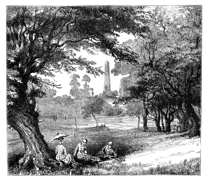 Framed Print : Phoenix Park, Dublin, c1888 Framed Print : Phoenix Park, Dublin, c1888
