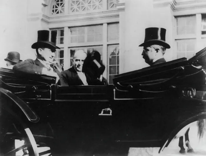 Framed Print : The last photo ever taken of President McKinley, at Buffalo, N.Y... 1901. Creator: Frances Benjamin Johnston Framed Print : The last photo ever taken of President McKinley, at Buffalo, N.Y... 1901. Creator: Frances Benjamin Johnston