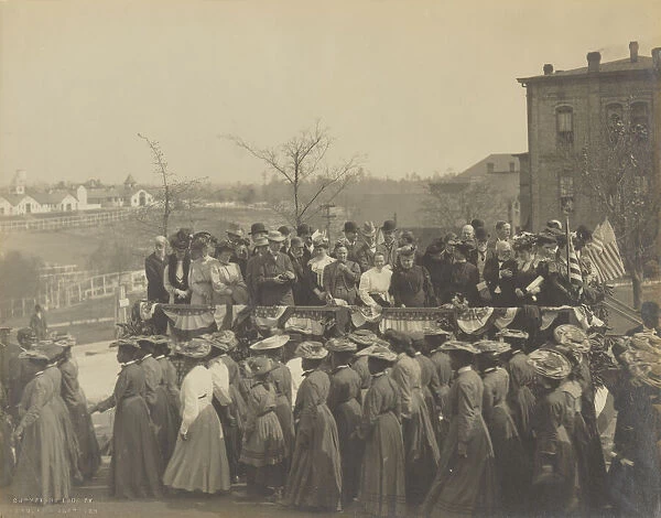 Photograph of the 25th anniversary of the founding of Tuskegee Institute, 1906