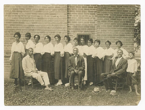 Photograph of Lucille Brown and Elder Brown among others, 1915-1953. Creator: Unknown