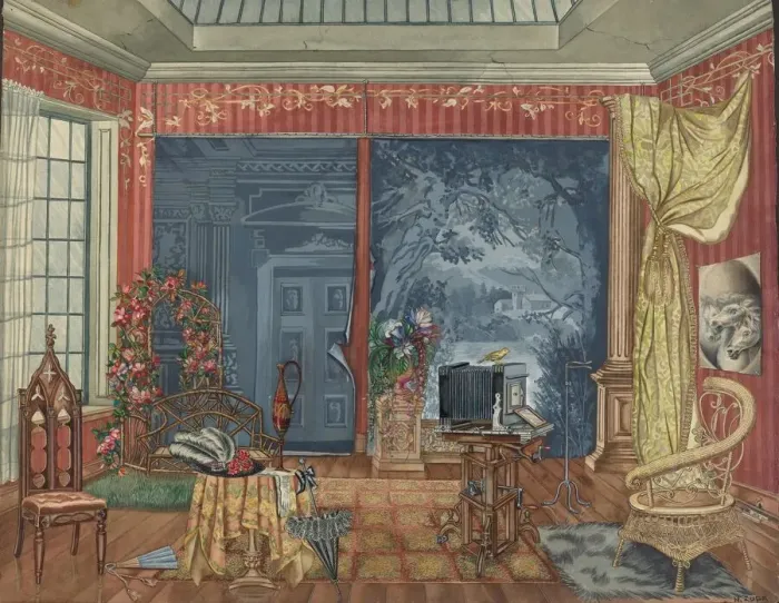 Framed Print : Photographers Studio, 1935 / 1942. Creator: Perkins Harnly Framed Print : Photographers Studio, 1935 / 1942. Creator: Perkins Harnly