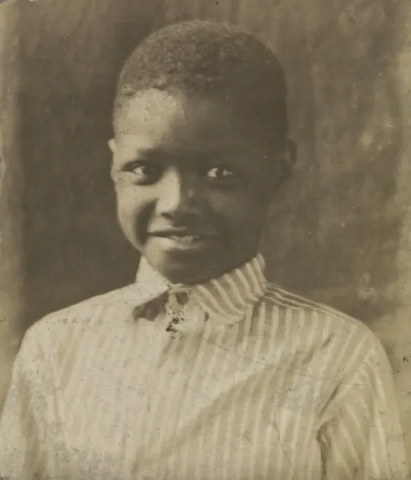 Framed Print : Photographic print of a young boy, early 20th century. Creator: Unknown Framed Print : Photographic print of a young boy, early 20th century. Creator: Unknown