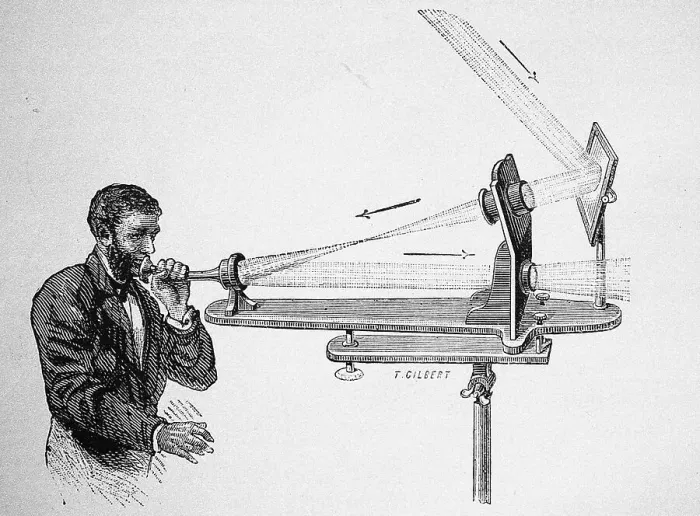 Framed Print : Photophone by Alexander Graham Bell, 1882. Artist: Anonymous Framed Print : Photophone by Alexander Graham Bell, 1882. Artist: Anonymous