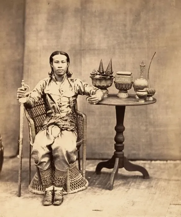 Framed Print : Phra-Keo-Pha, Frere du Roi, 1866. Creator: Emile Gsell Framed Print : Phra-Keo-Pha, Frere du Roi, 1866. Creator: Emile Gsell