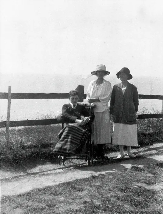 Framed Print : A physically disabled boy sitting in a wheelchair, c1910 / 1925. Creator: Unknown Framed Print : A physically disabled boy sitting in a wheelchair, c1910 / 1925. Creator: Unknown