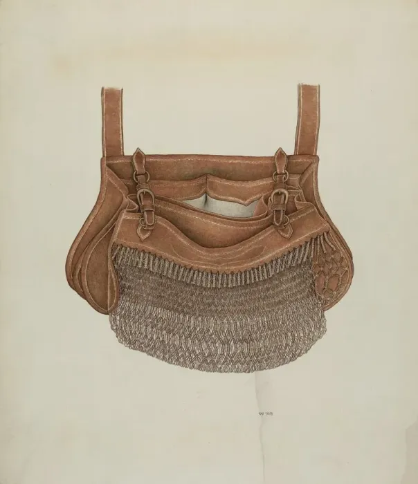 Framed Print : Physicianss Saddle Bag, c. 1939. Creator: Ray Price Framed Print : Physicianss Saddle Bag, c. 1939. Creator: Ray Price
