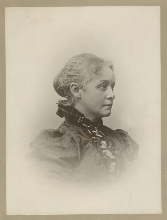 Framed Print : Pianist and composer Agathe Backer Grøndahl (1847-1907). Creator: Szacinski de Ravics, Ludwik (1844-1894) Framed Print : Pianist and composer Agathe Backer Grøndahl (1847-1907). Creator: Szacinski de Ravics, Ludwik (1844-1894)