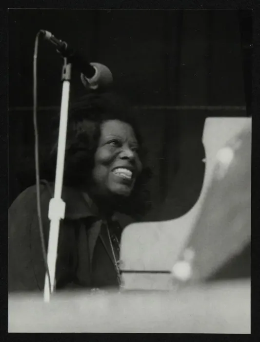 Framed Print : Pianist Mary Lou Williams at the Newport Jazz Festival, Ayresome Park, Middlesbrough, July 1978 Framed Print : Pianist Mary Lou Williams at the Newport Jazz Festival, Ayresome Park, Middlesbrough, July 1978