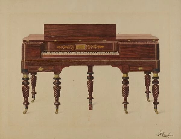 Piano, c. 1936. Creator: Ferdinand Cartier