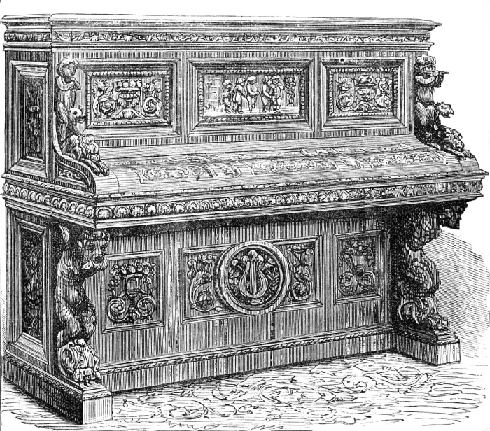 Framed Print : Pianoforte for Peninsular and Oriental steam-ship Paramatta, 1883. Creator: Unknown Framed Print : Pianoforte for Peninsular and Oriental steam-ship Paramatta, 1883. Creator: Unknown
